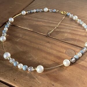 Elegant Pearl and Bead Necklace